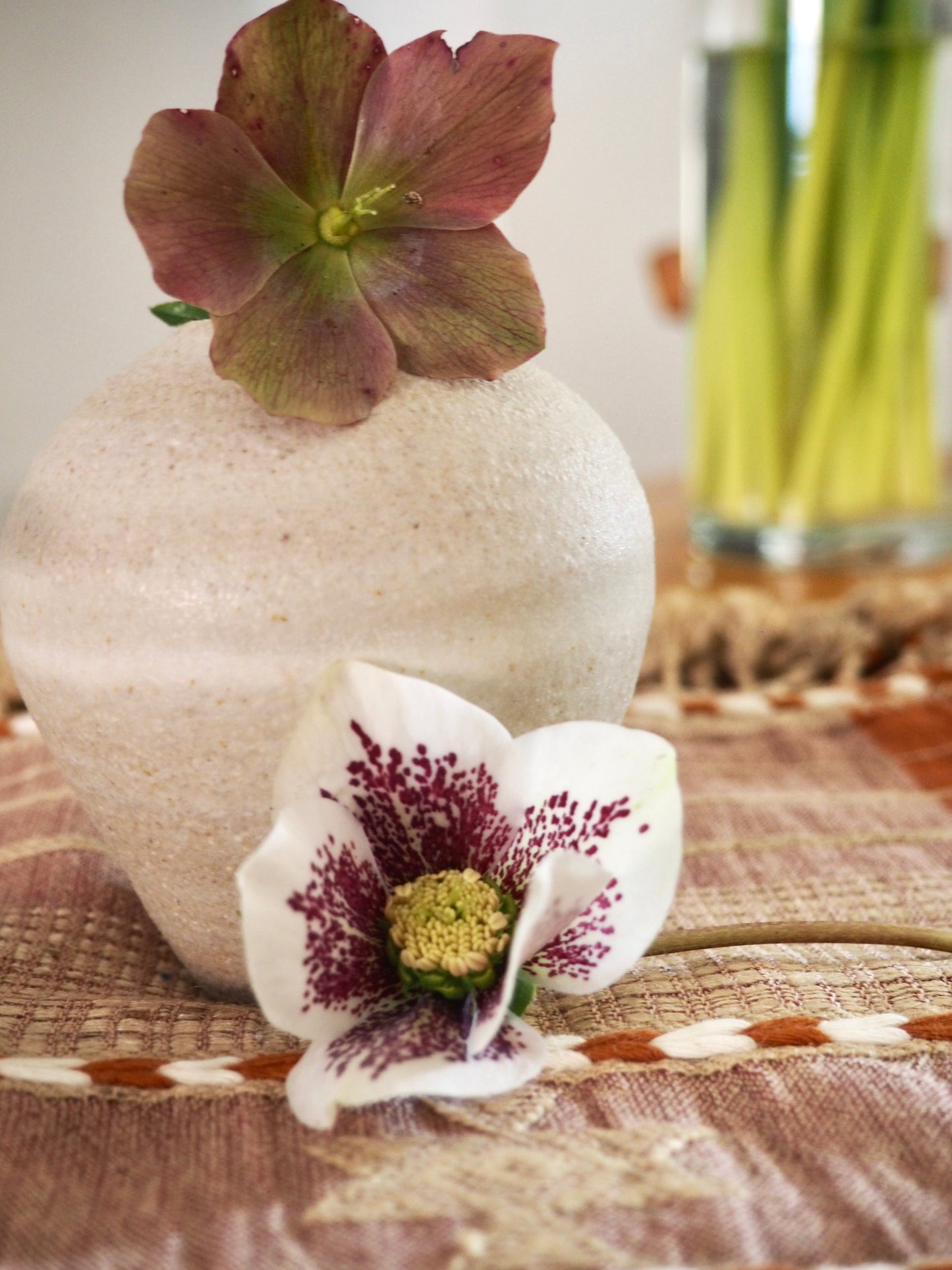 Dusky Pink Handloomed Cotton and Silk Throw