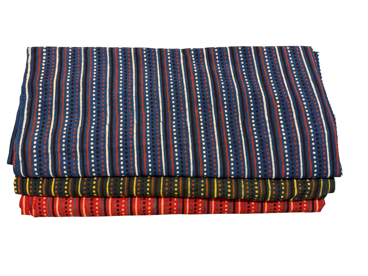 Priya Ajrakh Natural Dye Blue Cotton