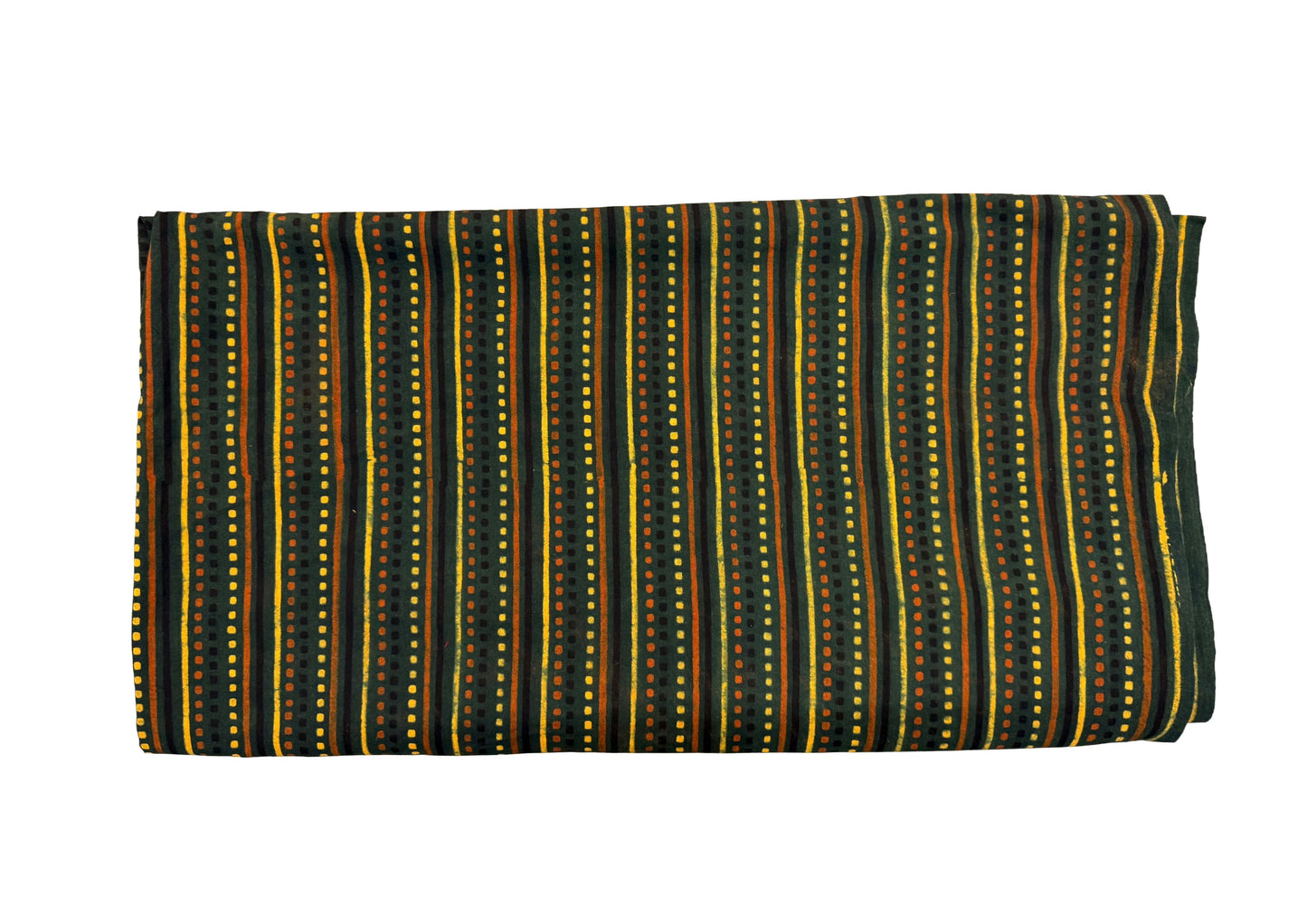 Priya Ajrakh Natural Dye Dark Green Cotton
