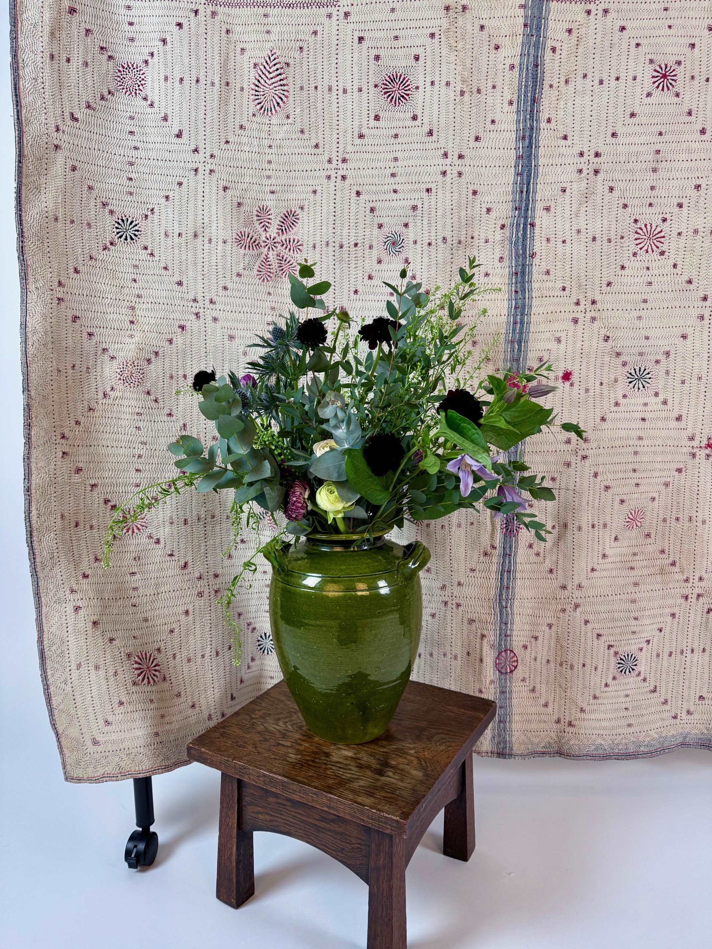 Nakshi Kantha Quilt