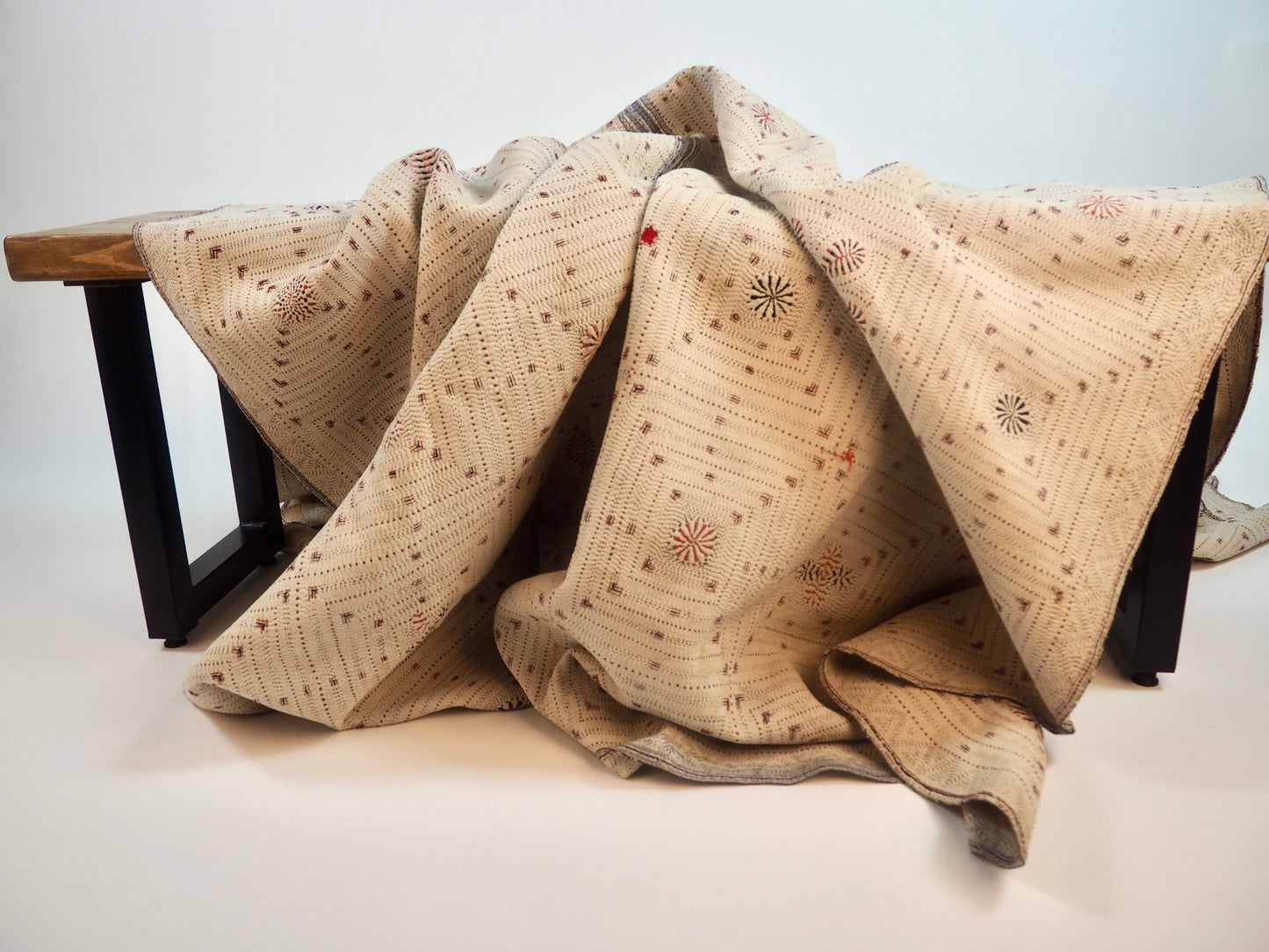 Nakshi Kantha Quilt