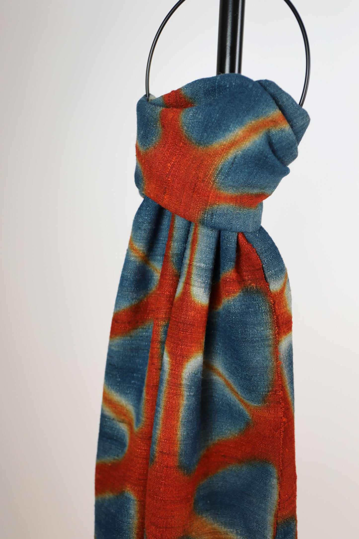 Madder and Indigo Scarf