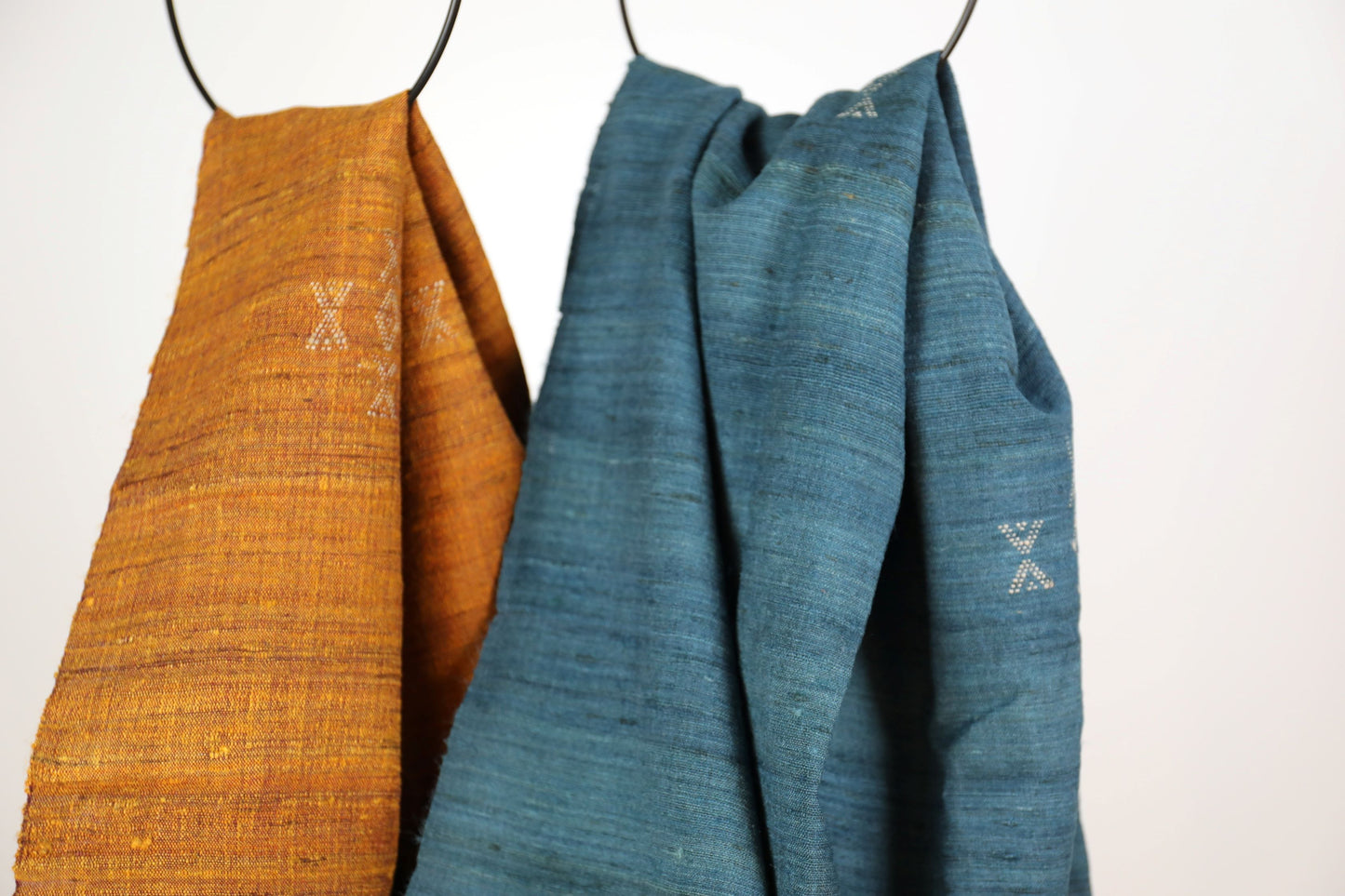 Burnt Orange Handloom Kutch Scarf