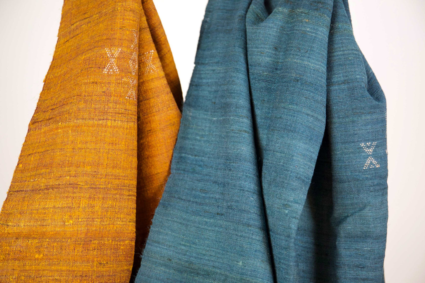 Burnt Orange Handloom Kutch Scarf