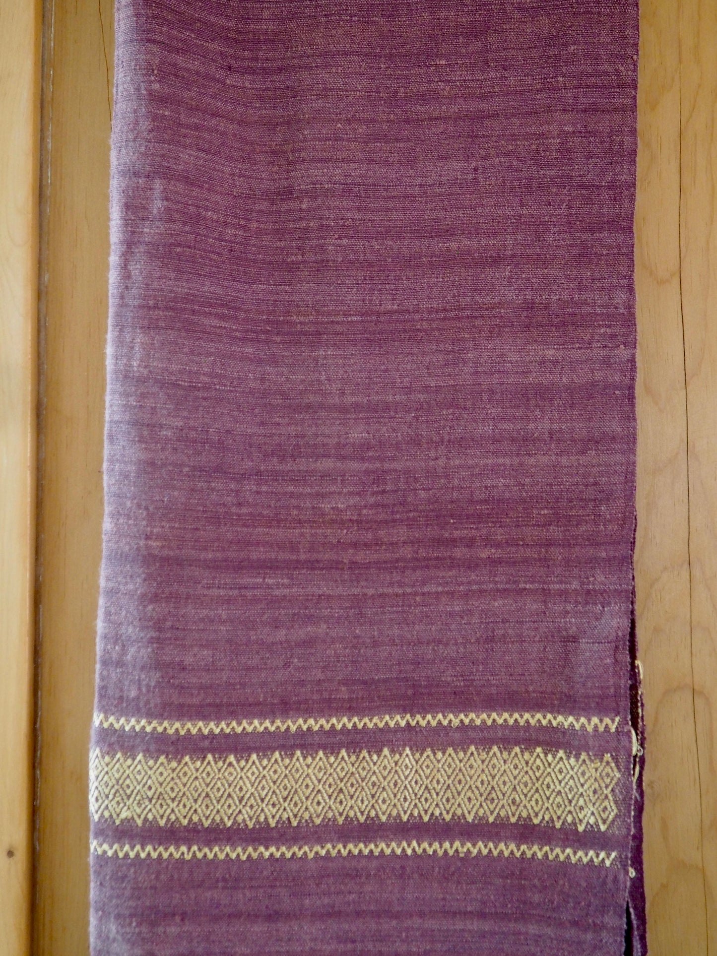 Eri Silk Scarf Mulberry