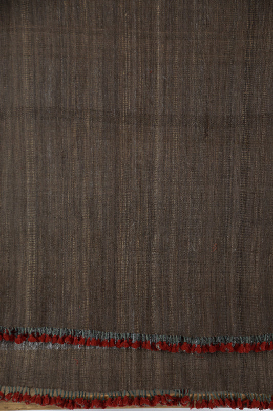 Walnut and Pomegranate Shamji Siju Vankar Woven Wool Throw