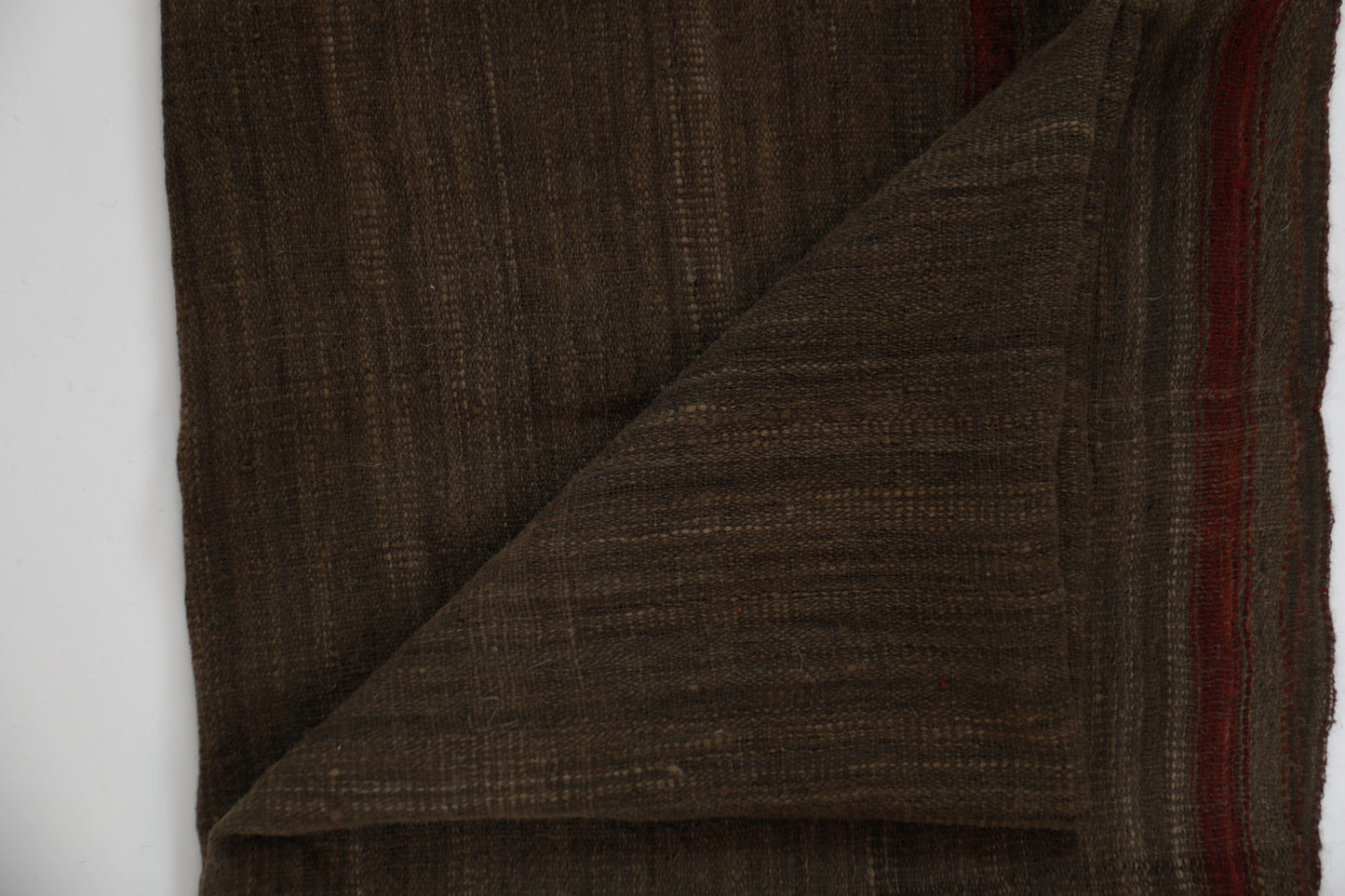 Walnut and Pomegranate Shamji Siju Vankar Woven Wool Throw