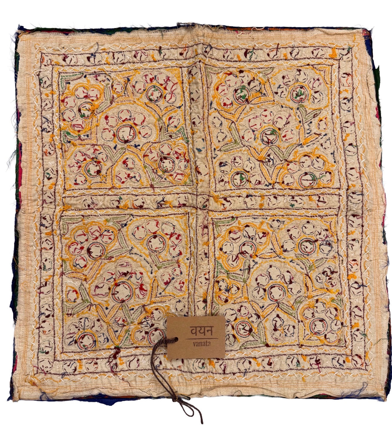 Vintage Ahir Community Embroidered Wall Hanging