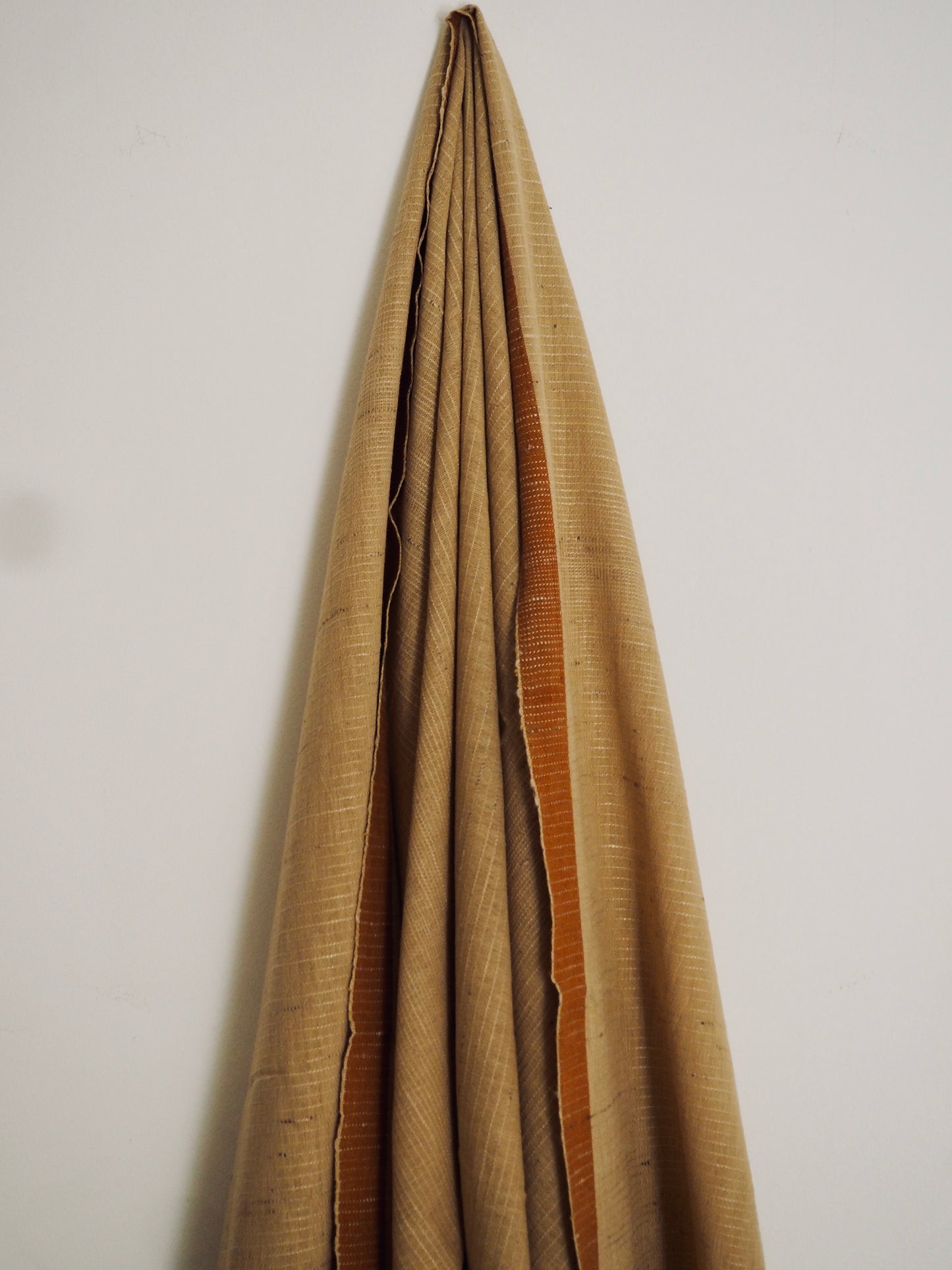 Butter Cream Handloomed Cotton and Silk Throw