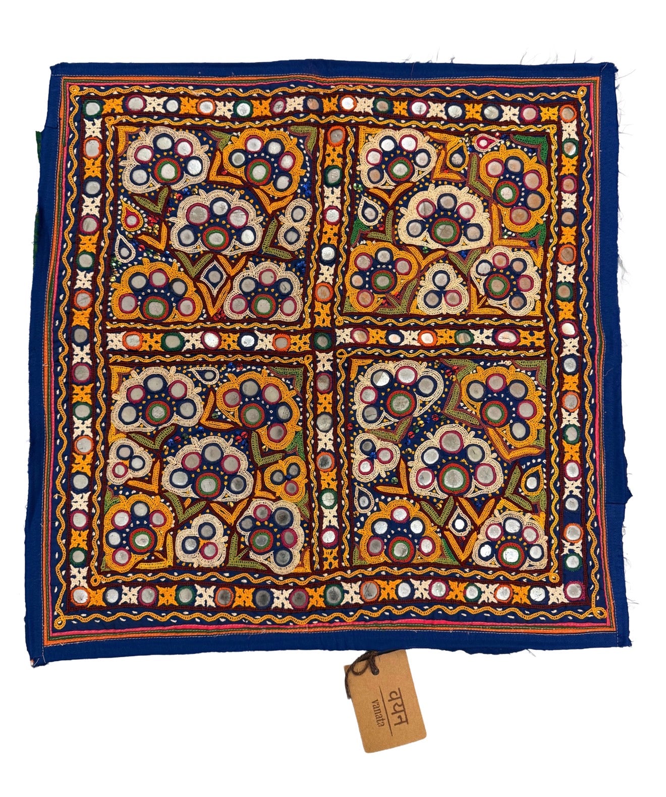 Vintage Ahir Community Embroidered Wall Hanging