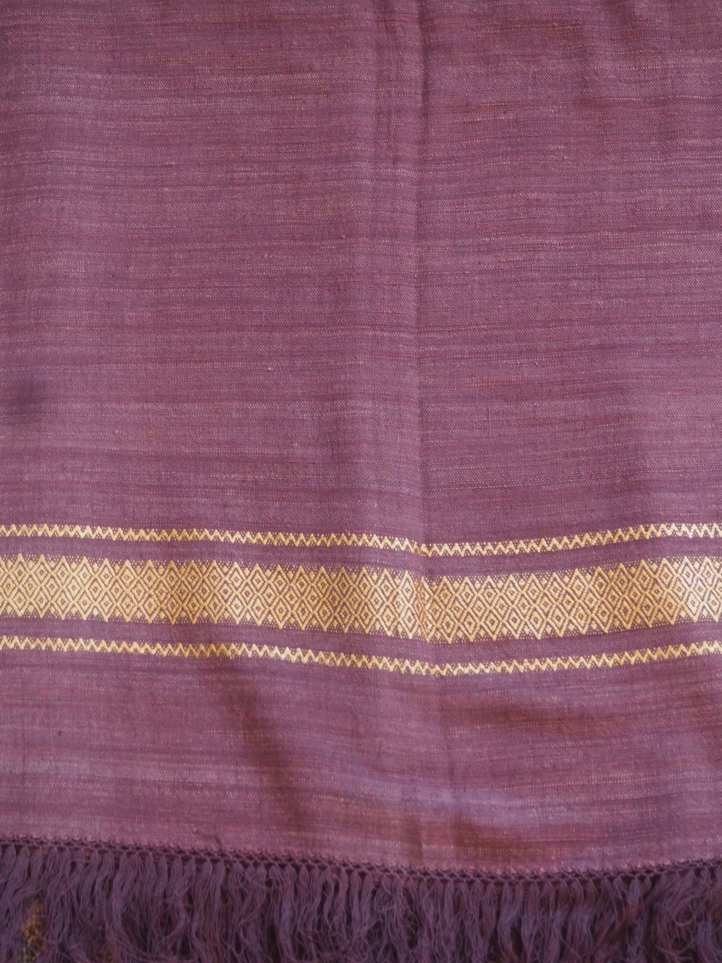 Eri Silk Scarf Mulberry