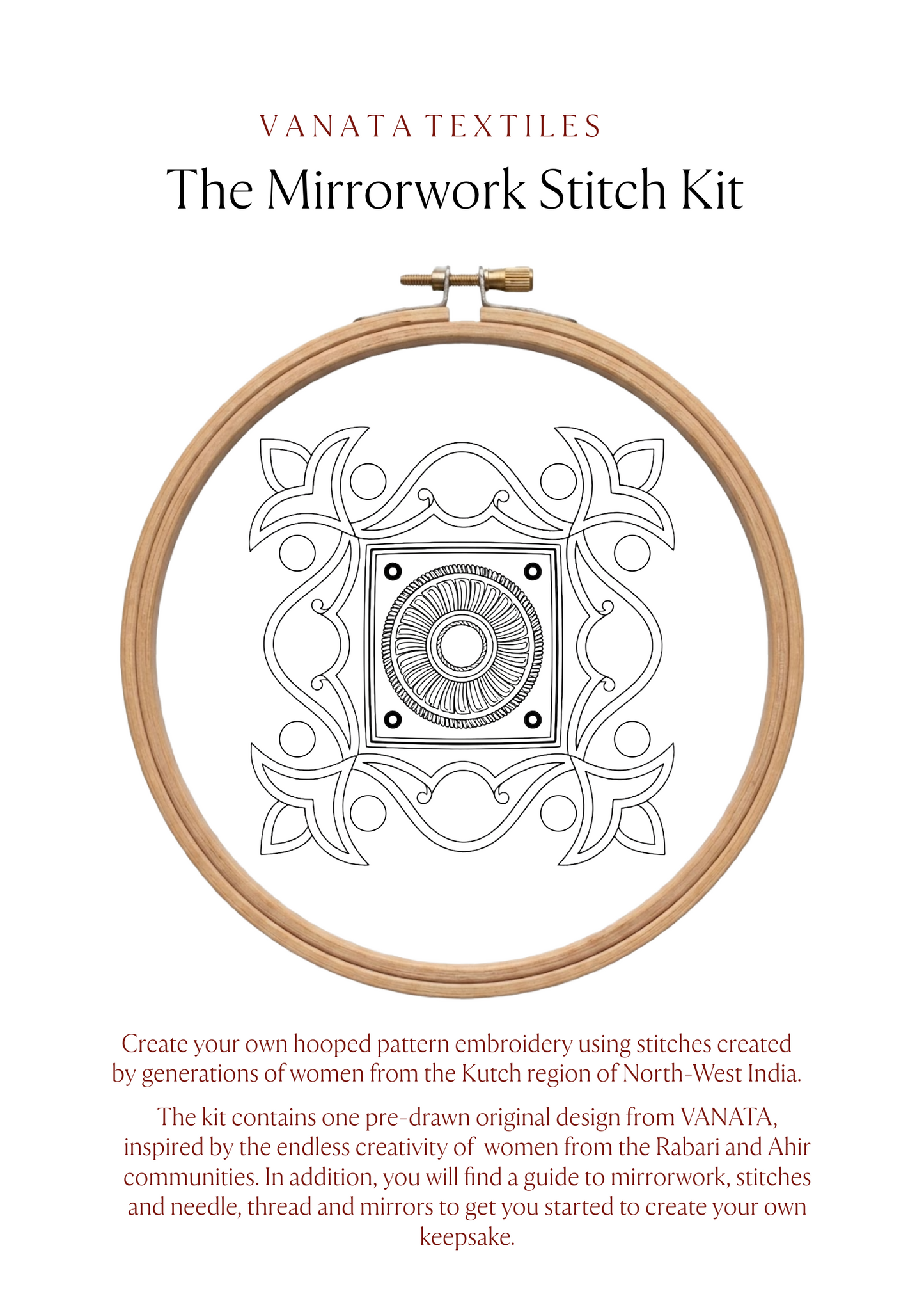 The Mirrorwork Embroidery Kit