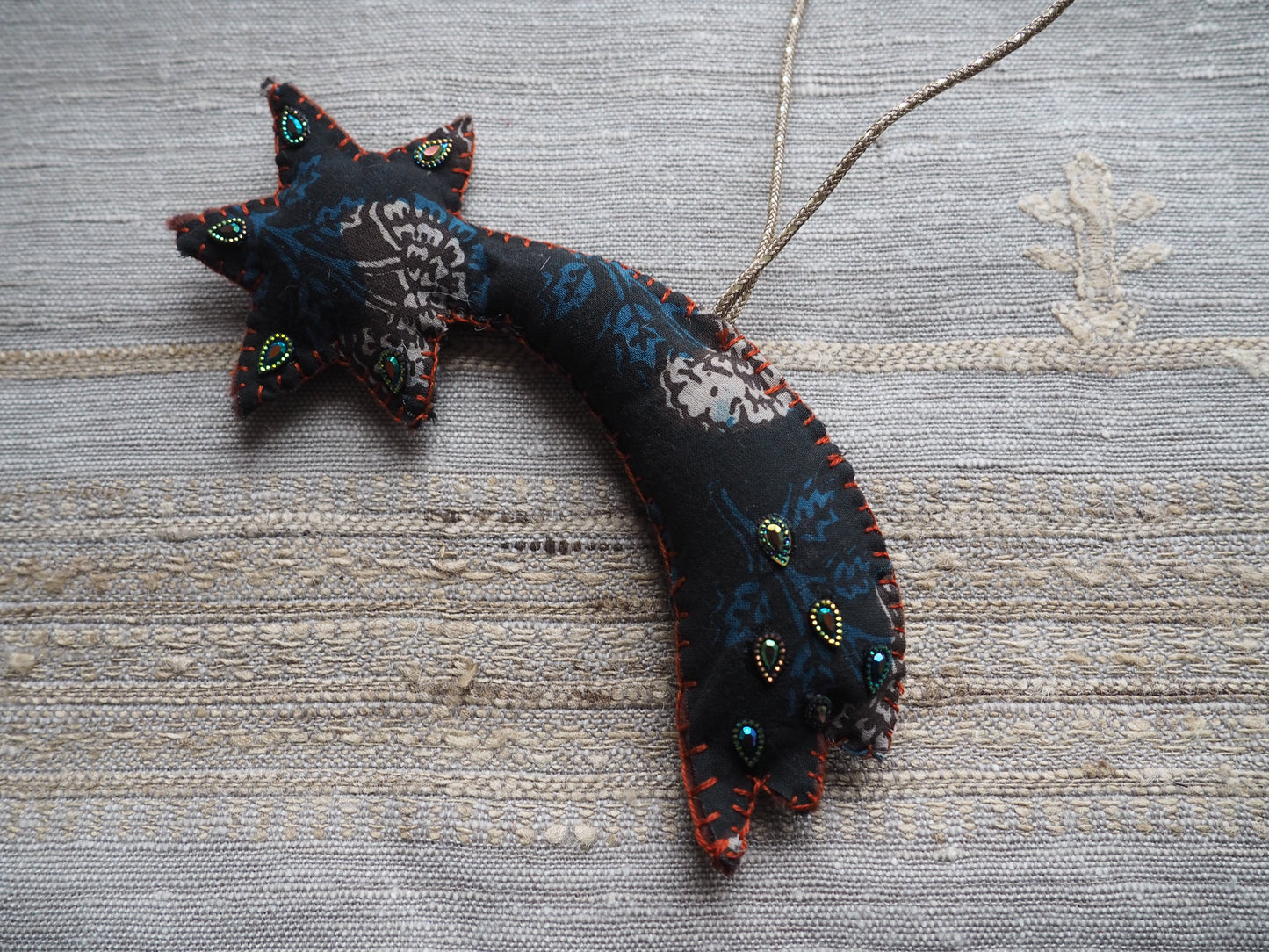 Indigo Blue Shooting Star