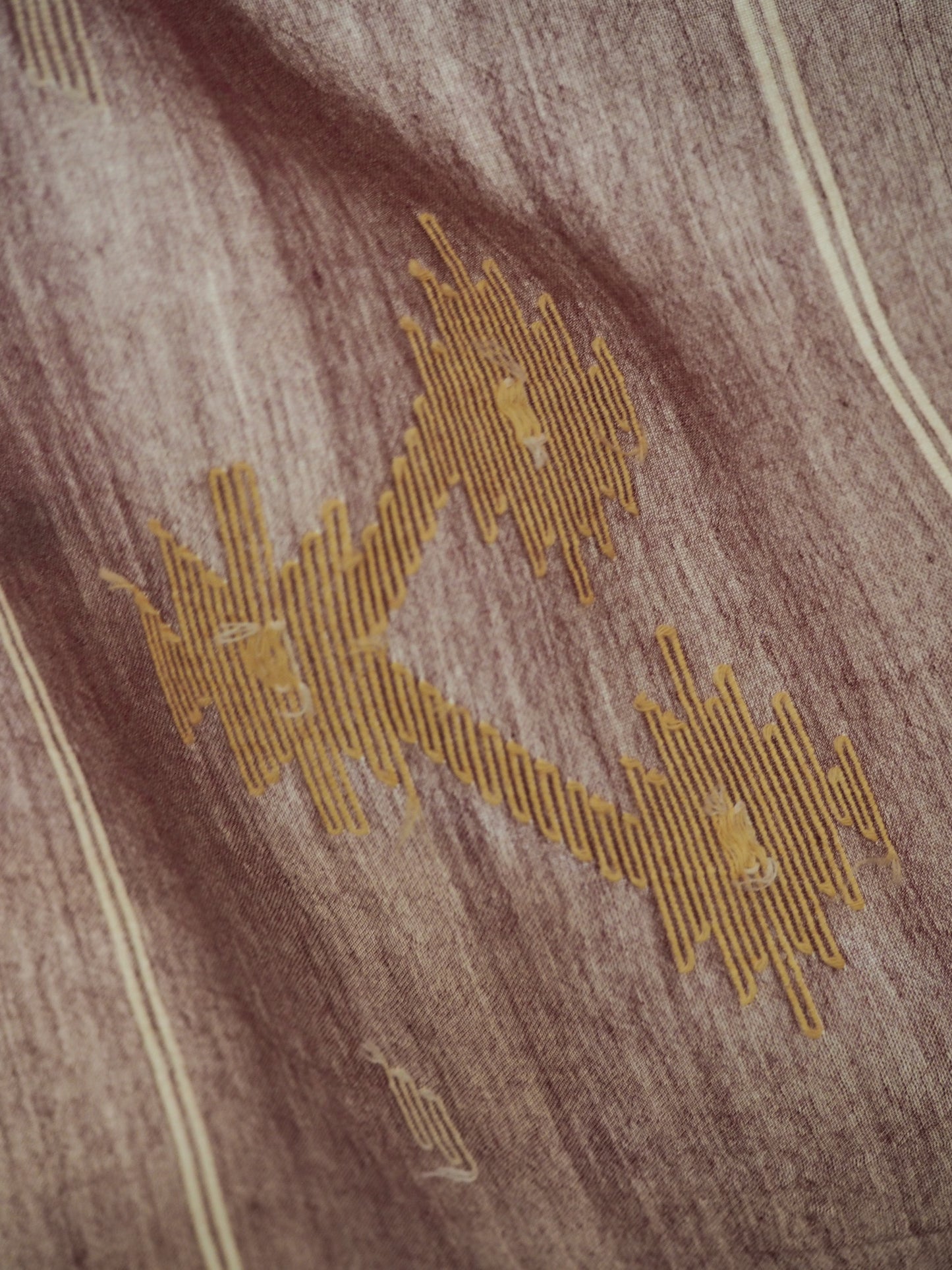 Plum Jamdani Scarf