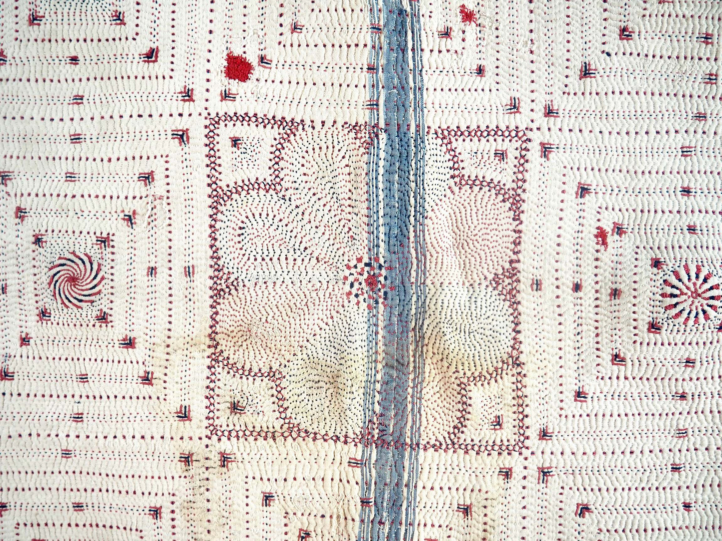 Nakshi Kantha Quilt