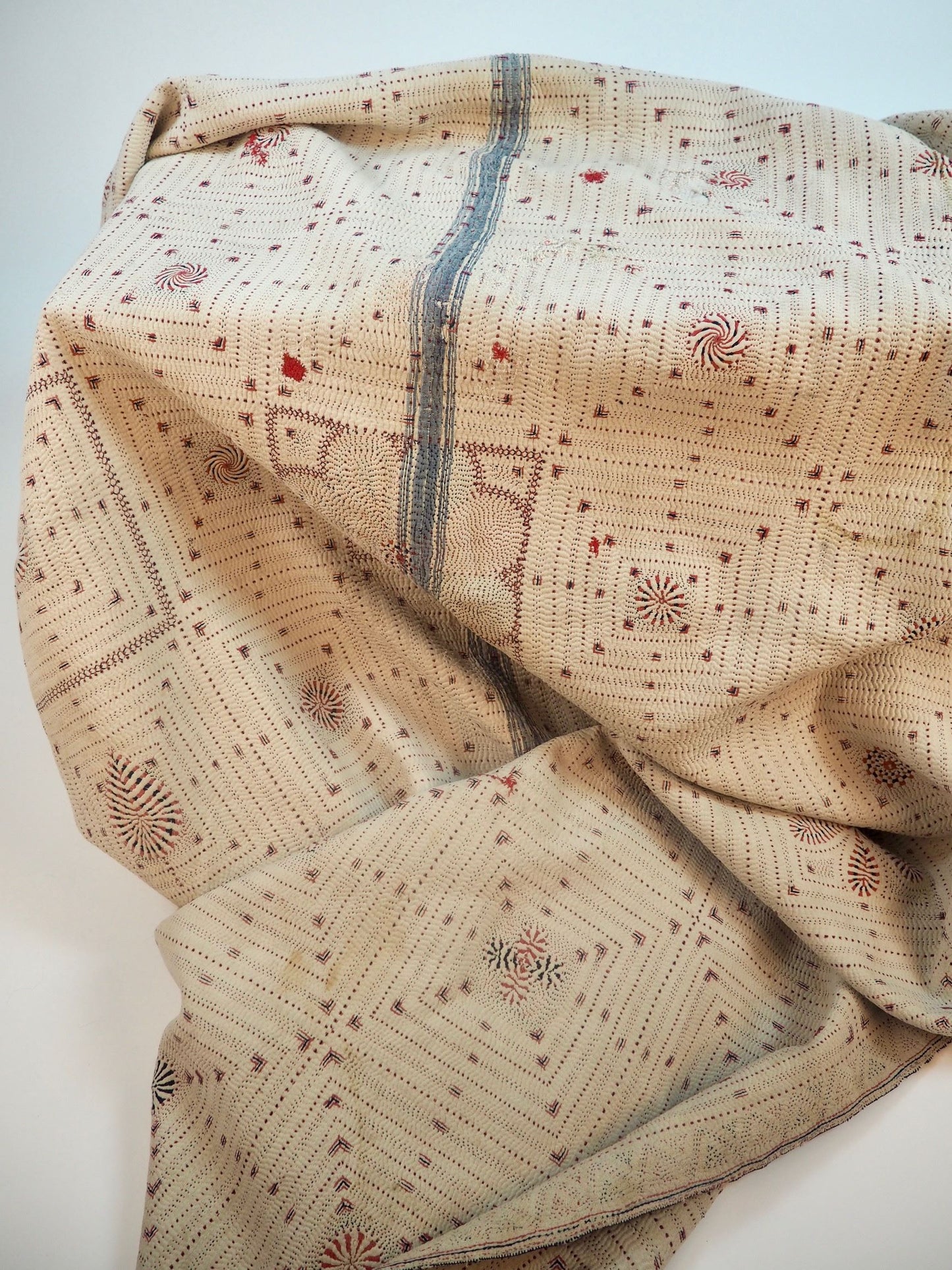 Nakshi Kantha Quilt