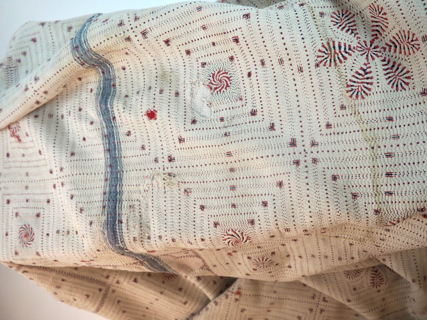 Nakshi Kantha Quilt