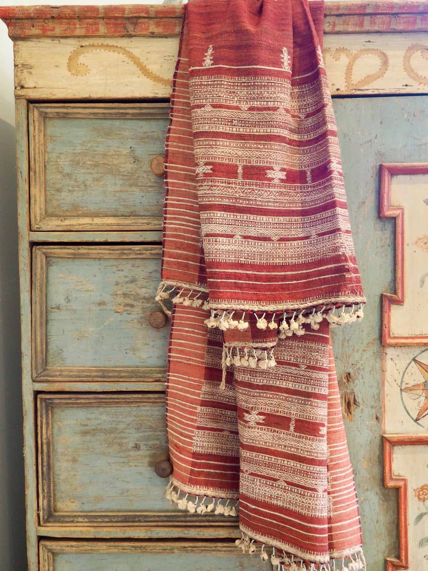 Madder Red Natural Dye Throw