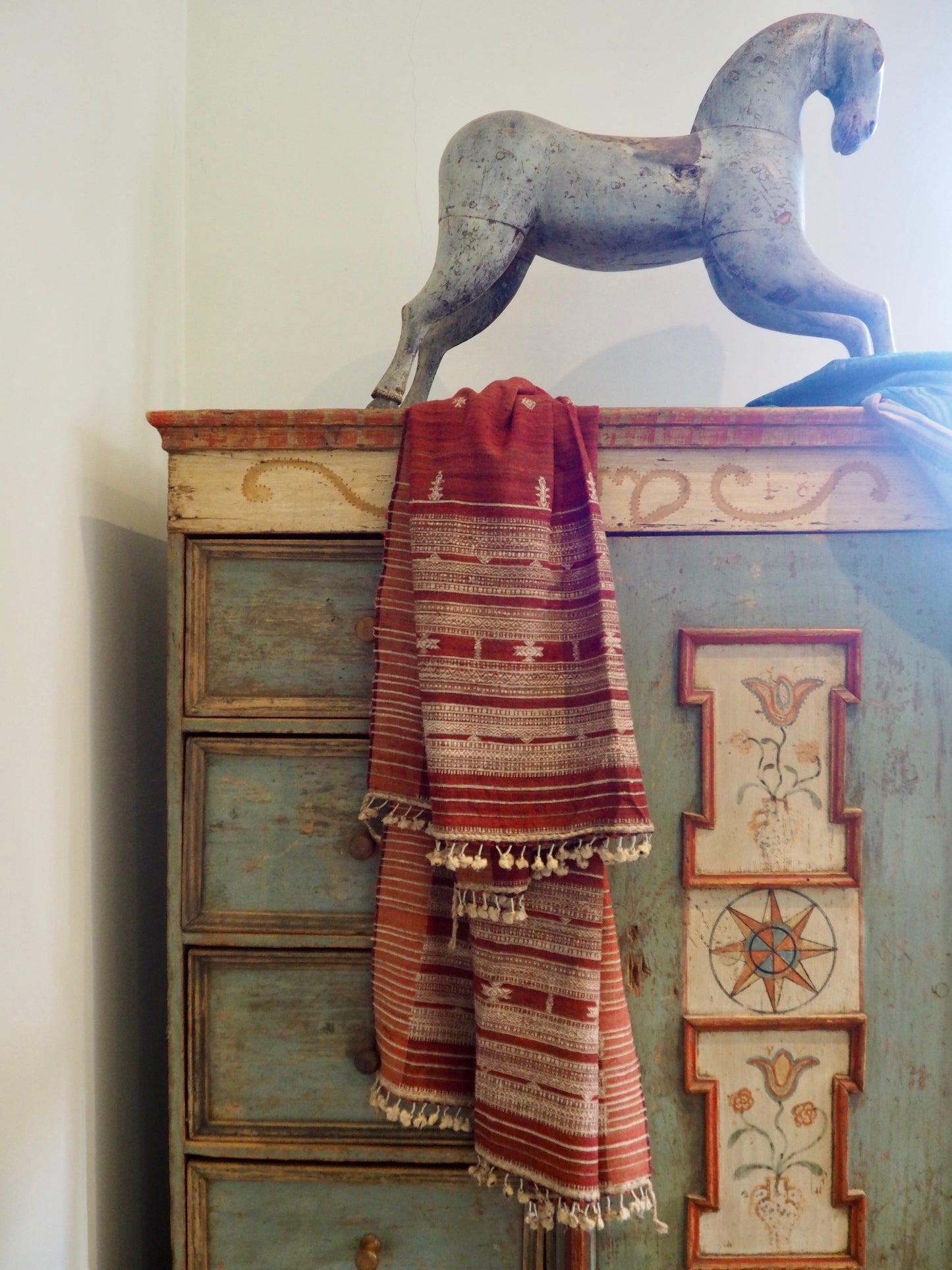 Madder Red Natural Dye Throw