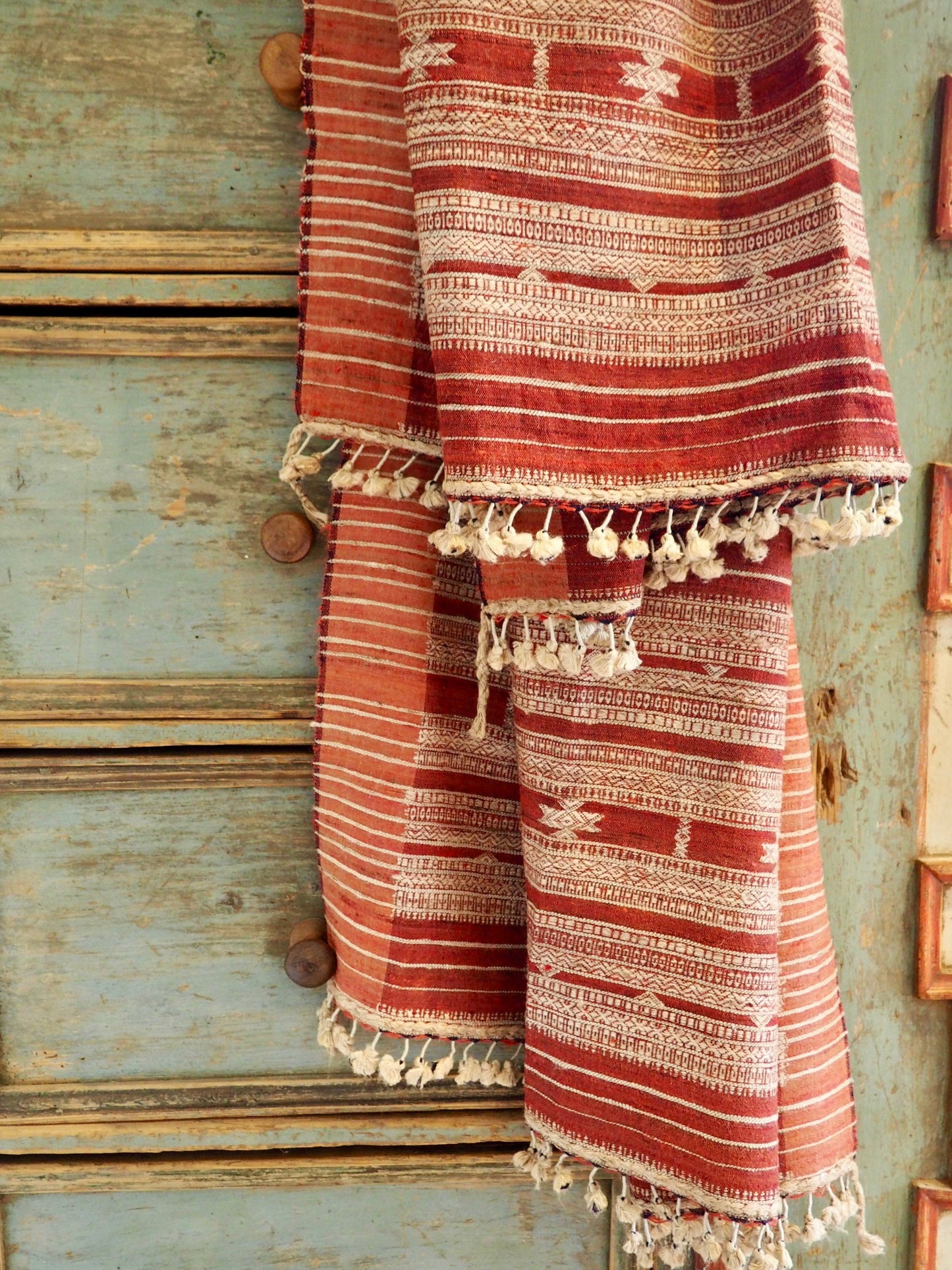 Madder Red Natural Dye Throw