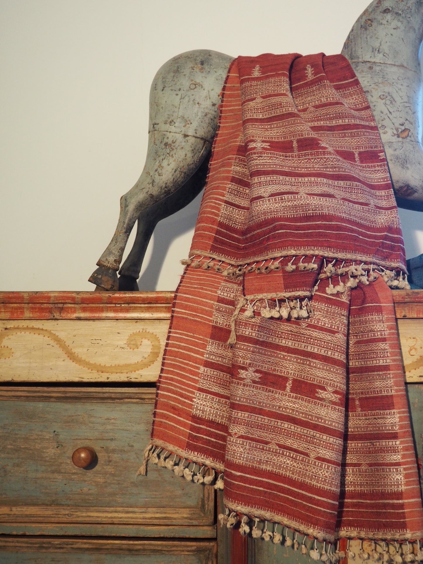 Madder Red Natural Dye Throw