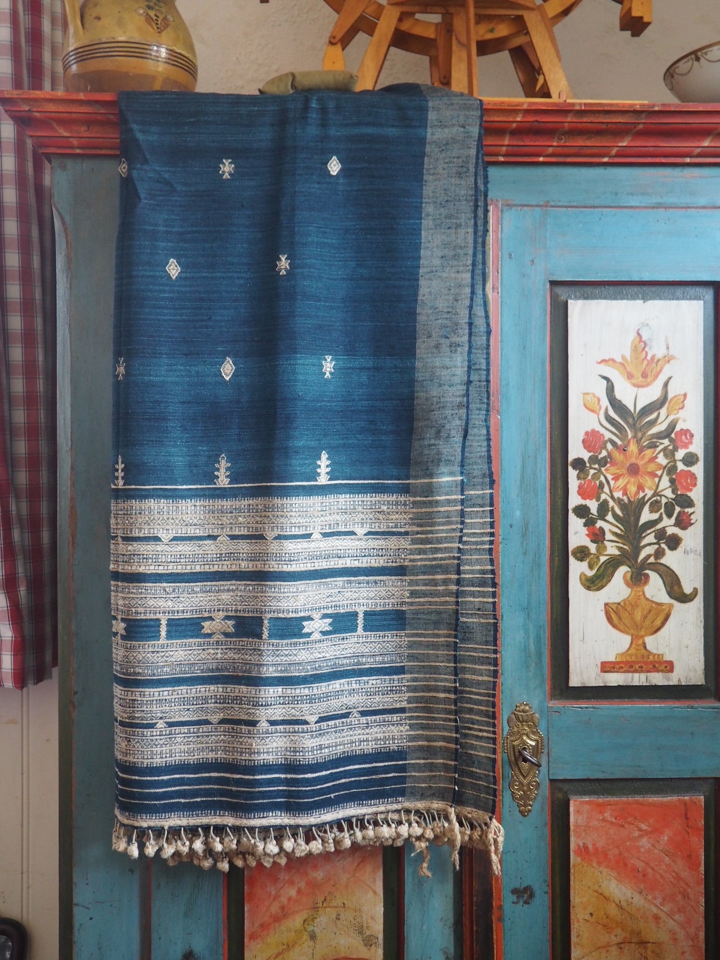 Indigo Blue Throw