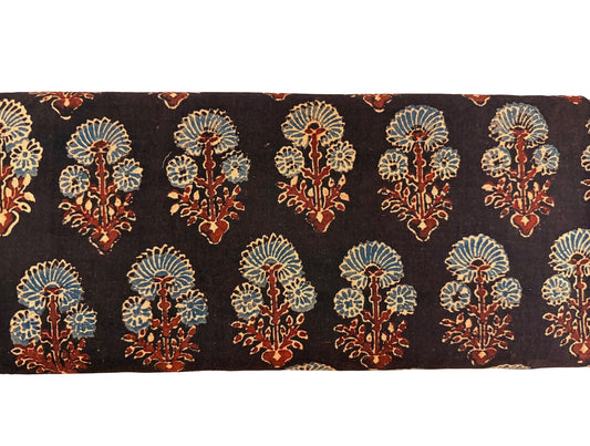 Neela Ajrakh Natural Dye Black Cotton
